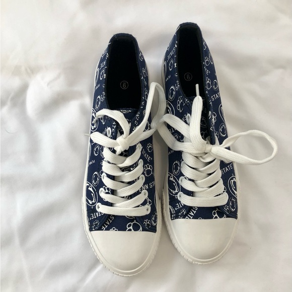 FOCO Penn State Nittany Lions Lace Up Sneakers - Picture 3 of 7